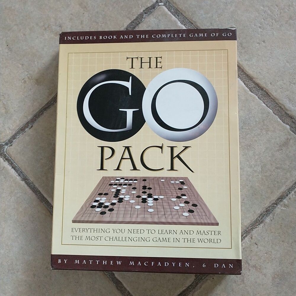 THE GO PACK Strategy Board Game with Guide Book Carlton Matthew Macfadyen